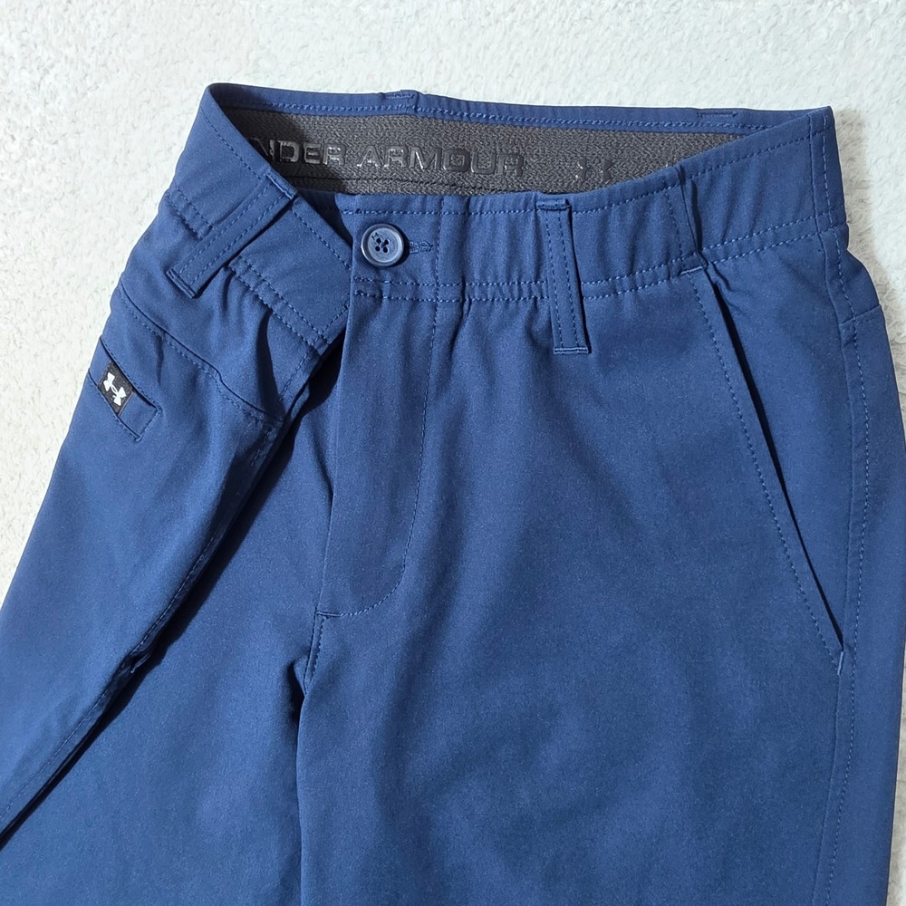 Under Armour Match Play Golf Pants Mens 30/32 Blue Stretch Chino 1364407